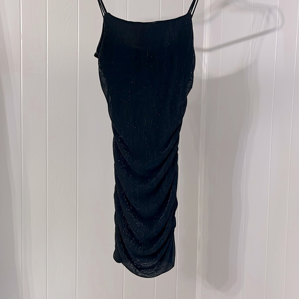 black sparkly mini dress , size xs